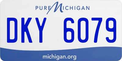 MI license plate DKY6079