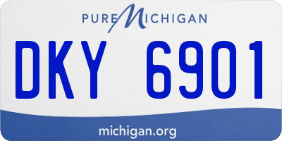 MI license plate DKY6901