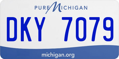 MI license plate DKY7079