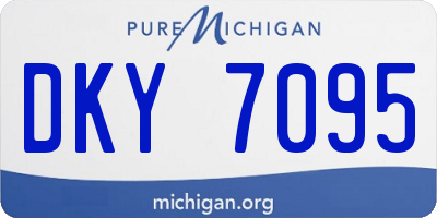 MI license plate DKY7095