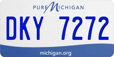 MI license plate DKY7272