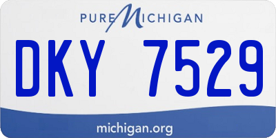 MI license plate DKY7529