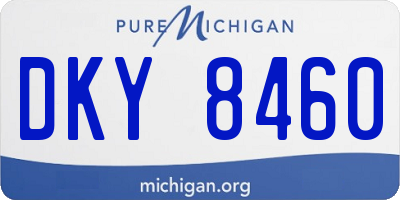 MI license plate DKY8460