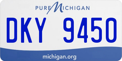MI license plate DKY9450