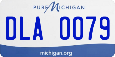 MI license plate DLA0079