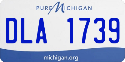MI license plate DLA1739