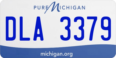 MI license plate DLA3379