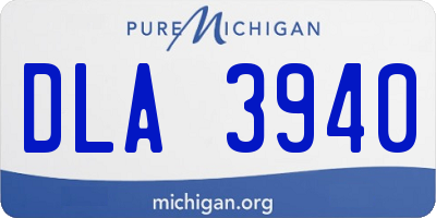 MI license plate DLA3940