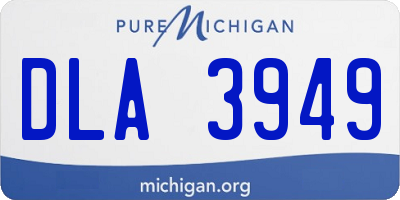 MI license plate DLA3949
