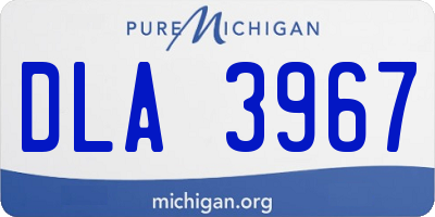 MI license plate DLA3967