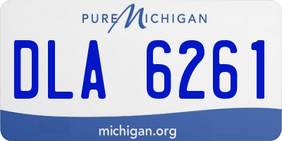 MI license plate DLA6261