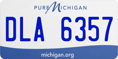 MI license plate DLA6357
