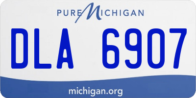 MI license plate DLA6907