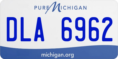 MI license plate DLA6962