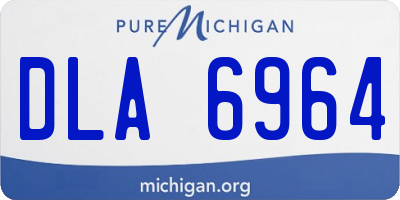 MI license plate DLA6964