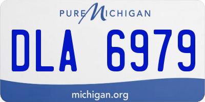 MI license plate DLA6979