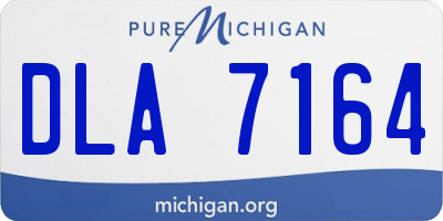 MI license plate DLA7164
