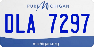 MI license plate DLA7297