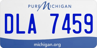 MI license plate DLA7459