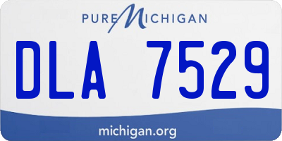 MI license plate DLA7529