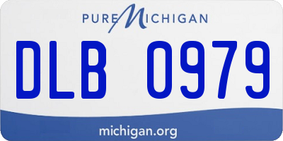 MI license plate DLB0979
