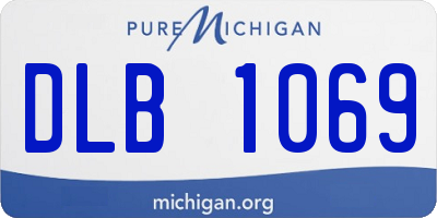 MI license plate DLB1069