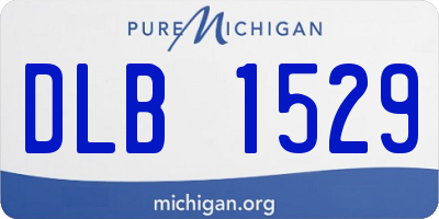 MI license plate DLB1529