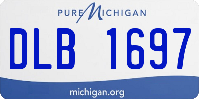 MI license plate DLB1697