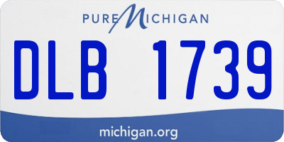 MI license plate DLB1739
