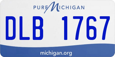 MI license plate DLB1767