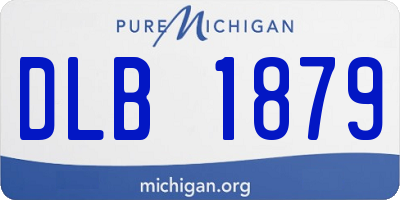 MI license plate DLB1879