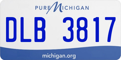 MI license plate DLB3817