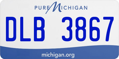 MI license plate DLB3867