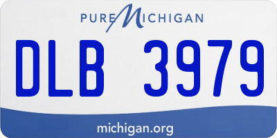 MI license plate DLB3979