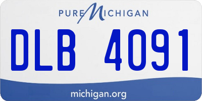 MI license plate DLB4091