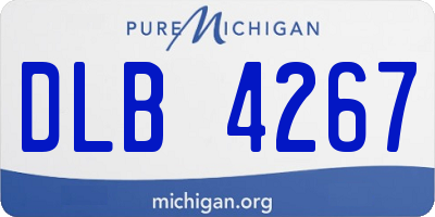 MI license plate DLB4267