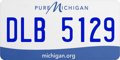 MI license plate DLB5129