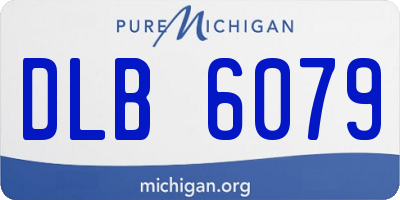 MI license plate DLB6079