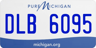 MI license plate DLB6095