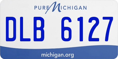 MI license plate DLB6127