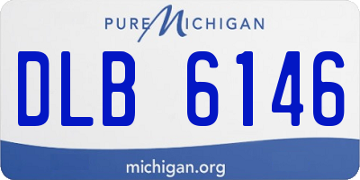 MI license plate DLB6146