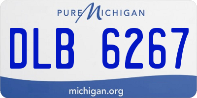 MI license plate DLB6267