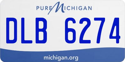 MI license plate DLB6274