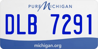 MI license plate DLB7291