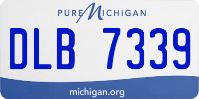 MI license plate DLB7339