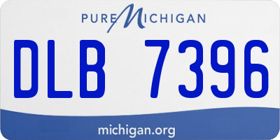 MI license plate DLB7396
