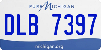MI license plate DLB7397