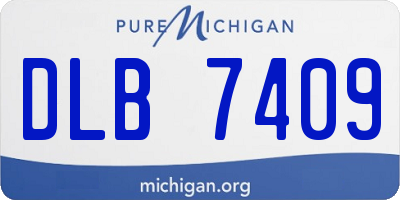 MI license plate DLB7409