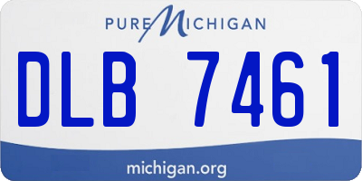 MI license plate DLB7461