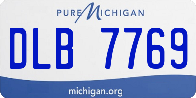 MI license plate DLB7769